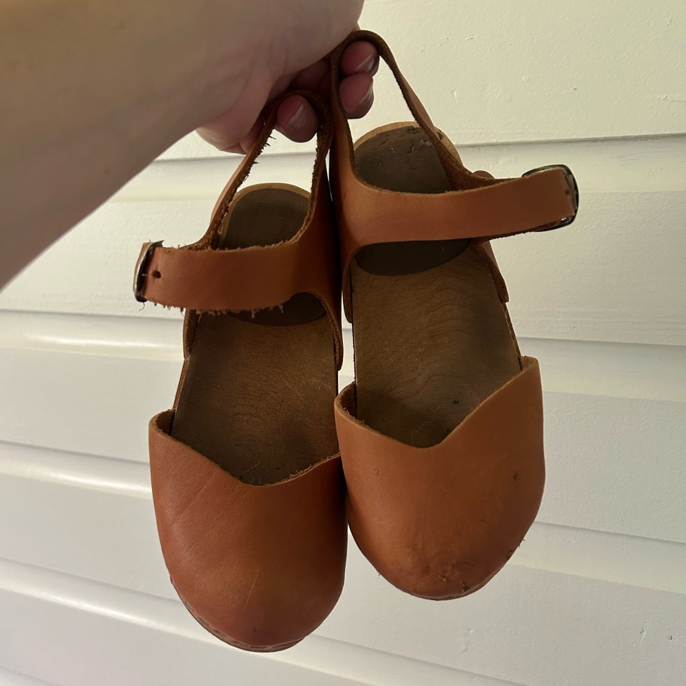 Handmade clogs from Etsy